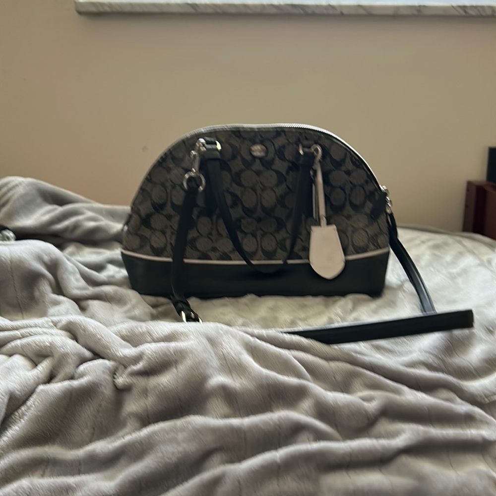 Authentic black Coach Bowler purse!